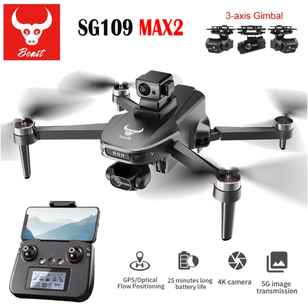 Drone Camera 4K - Drone avec caméra FPV 8K professionnel,